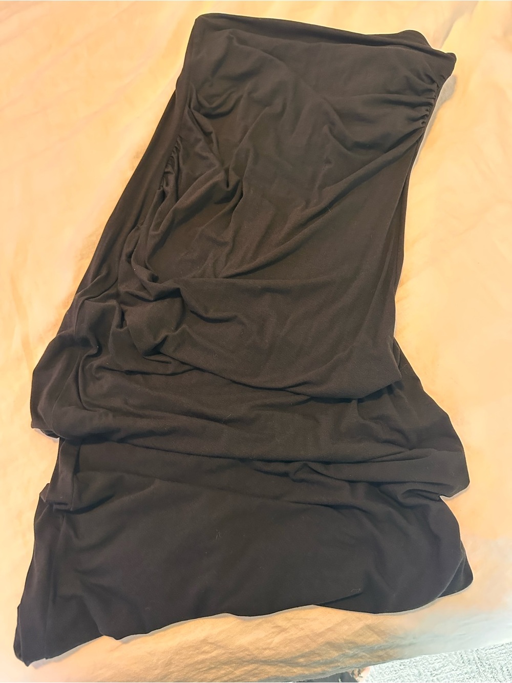 Skatie Black Strapless Women's Dress